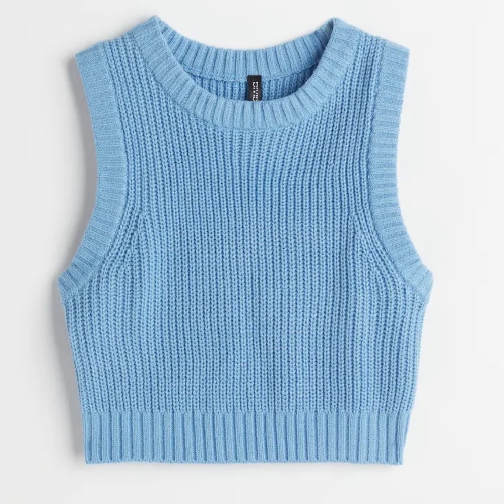 HM Cropped Sweater Vest